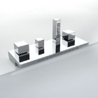 SINGLE LEVER MIXER FOR BATHTUB (Sense Dual - 3 - 4) with 2 way diverter (bath filler/hand shower)