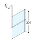 Internal ceiling frame version + shelf for objects