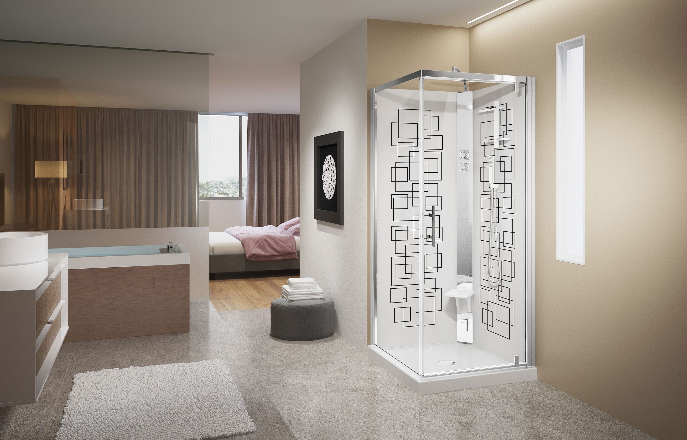 Shower cubicles - Crystal G90