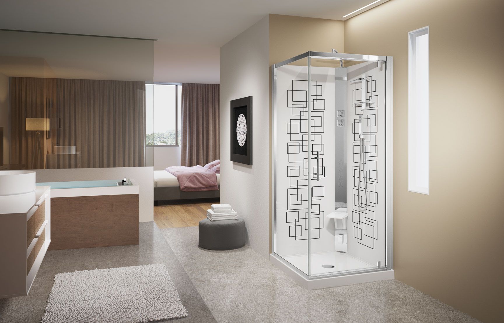 Shower cubicles - Crystal G90