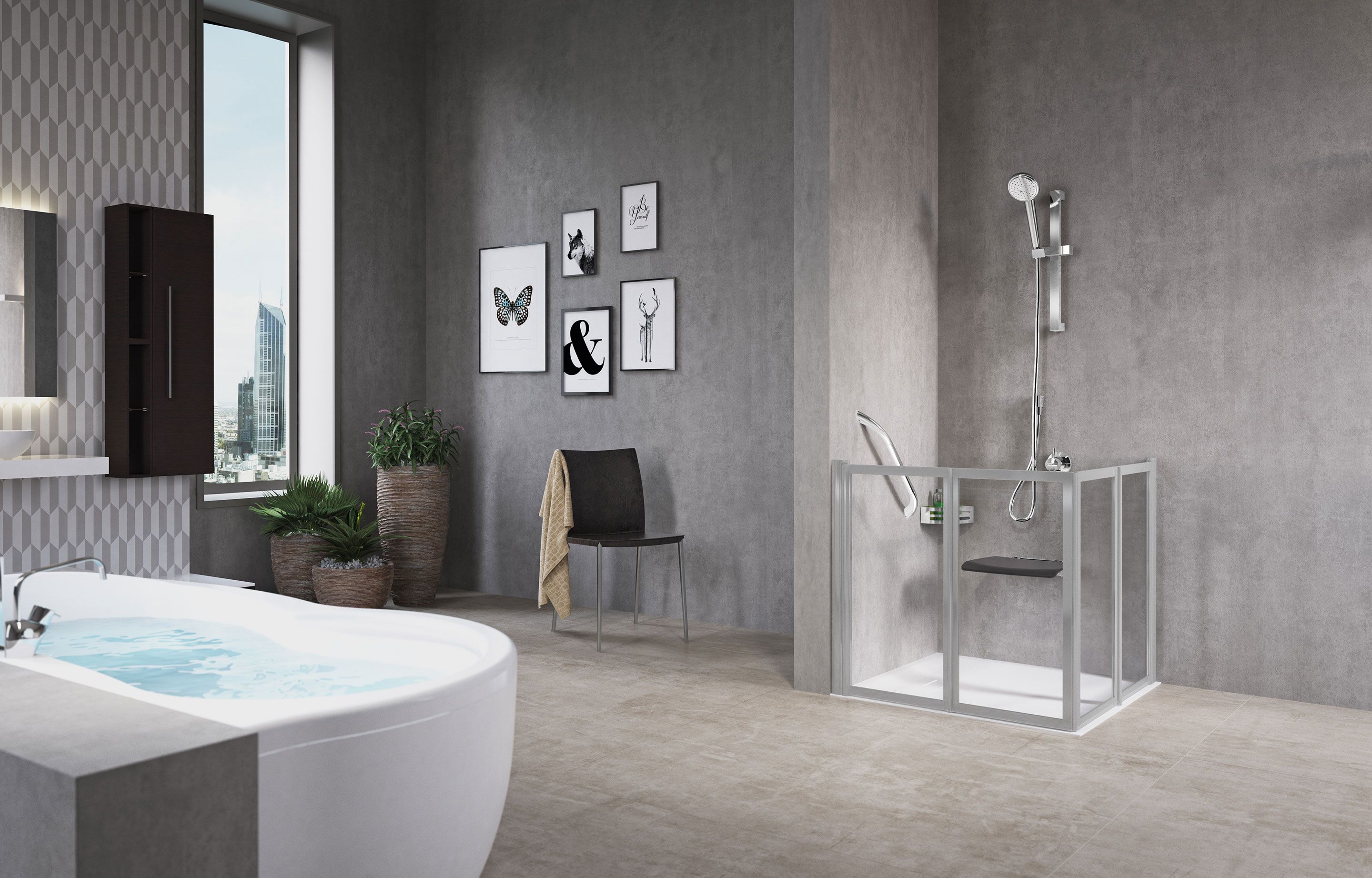 Sprchové kouty - Free 2 A nízká verze