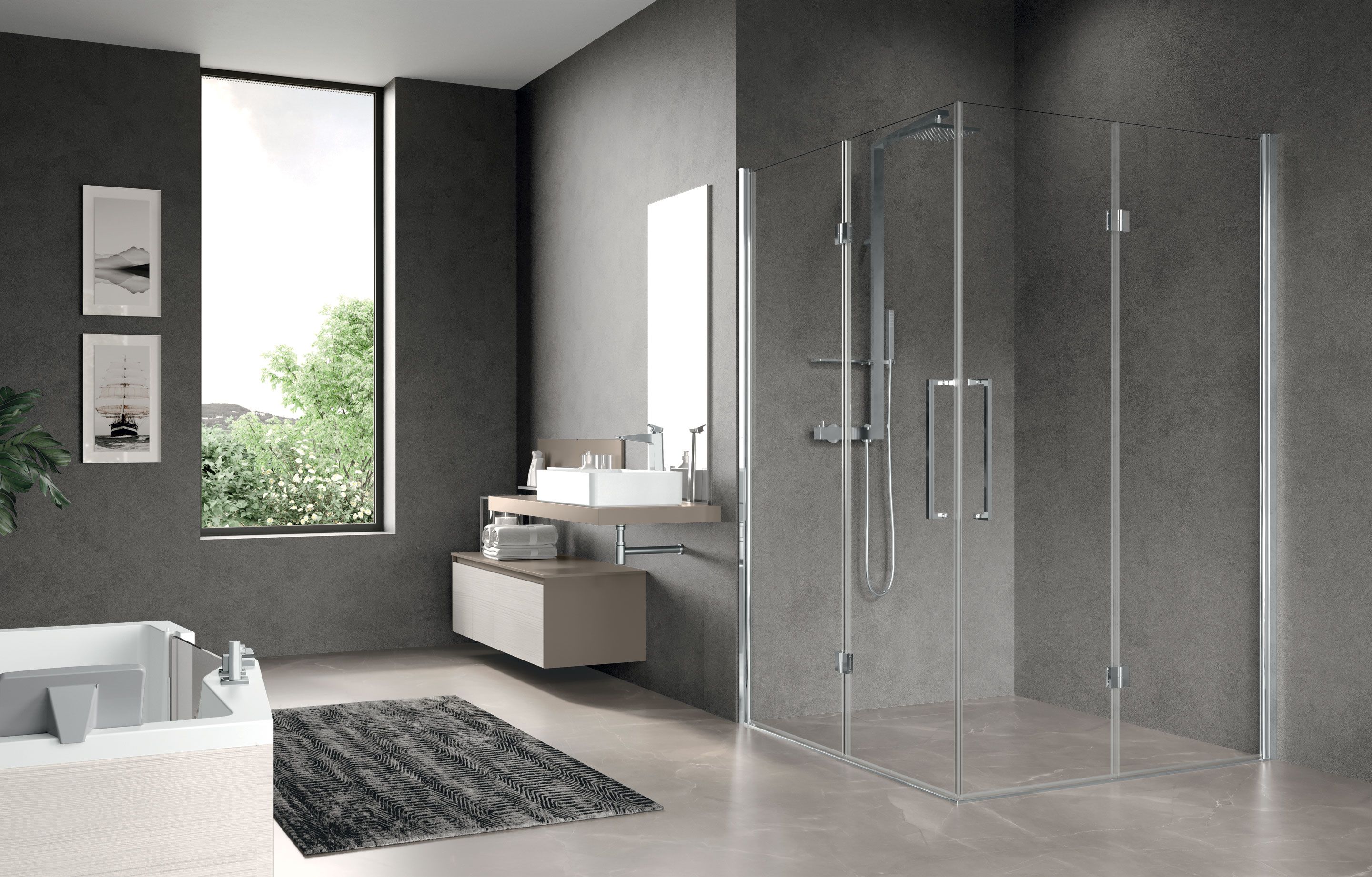 Sprchové kouty - Free 3 2AS