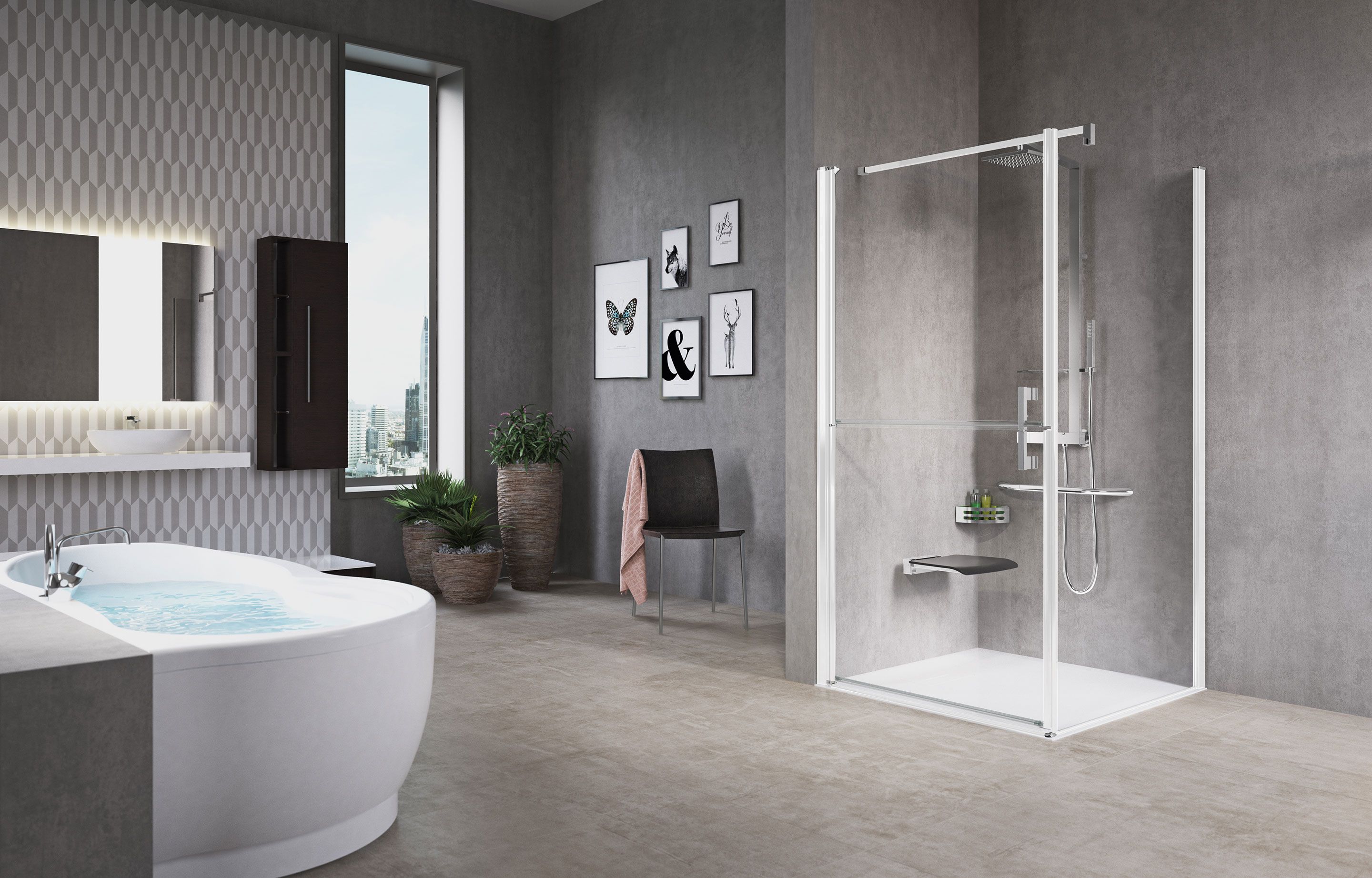 Sprchové kouty - Zdarma 1 G+F