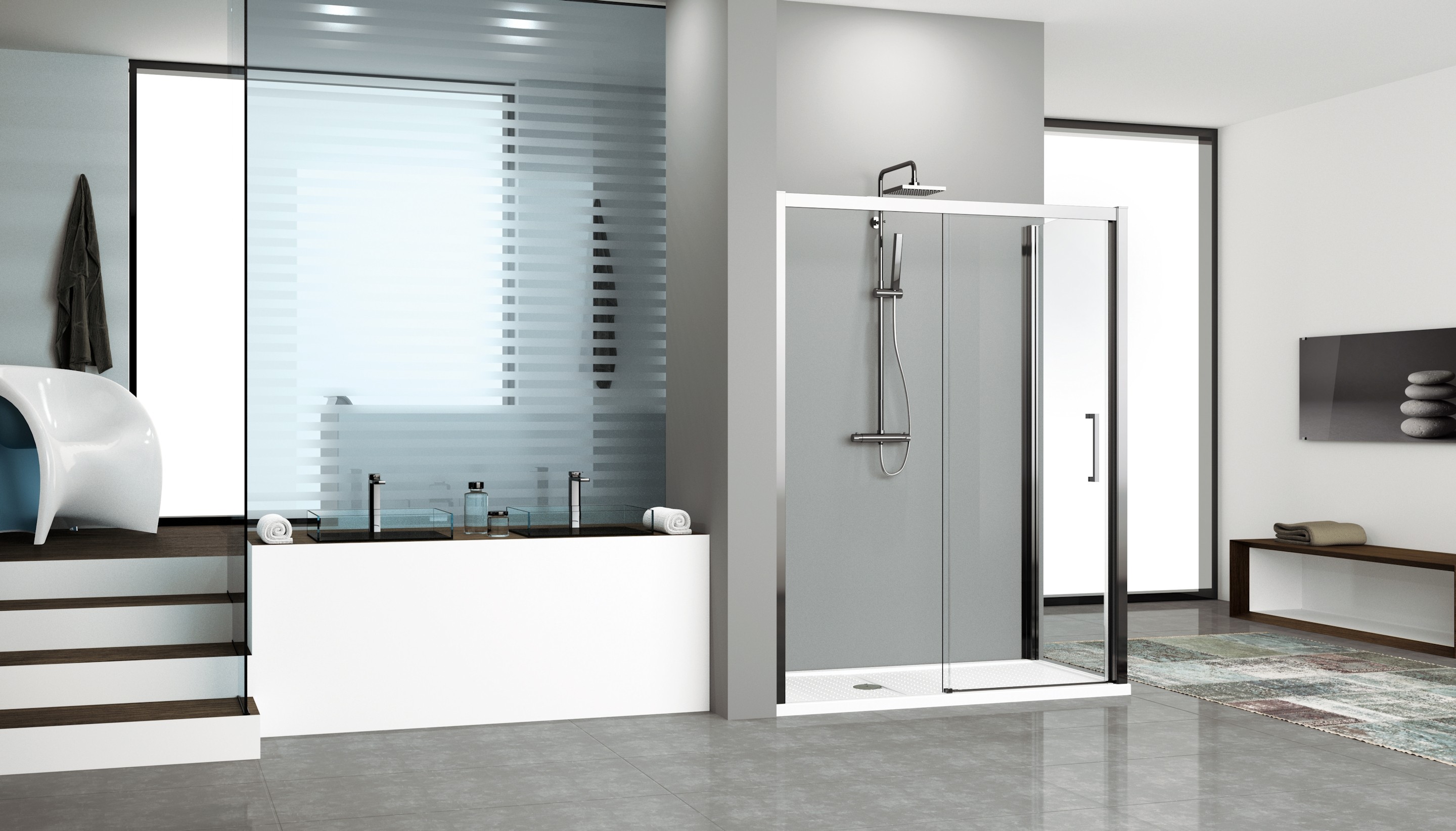 Sprchové kouty - kuadra2pf