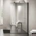 Mamparas de ducha abiertas - Kuadra H Mirror
