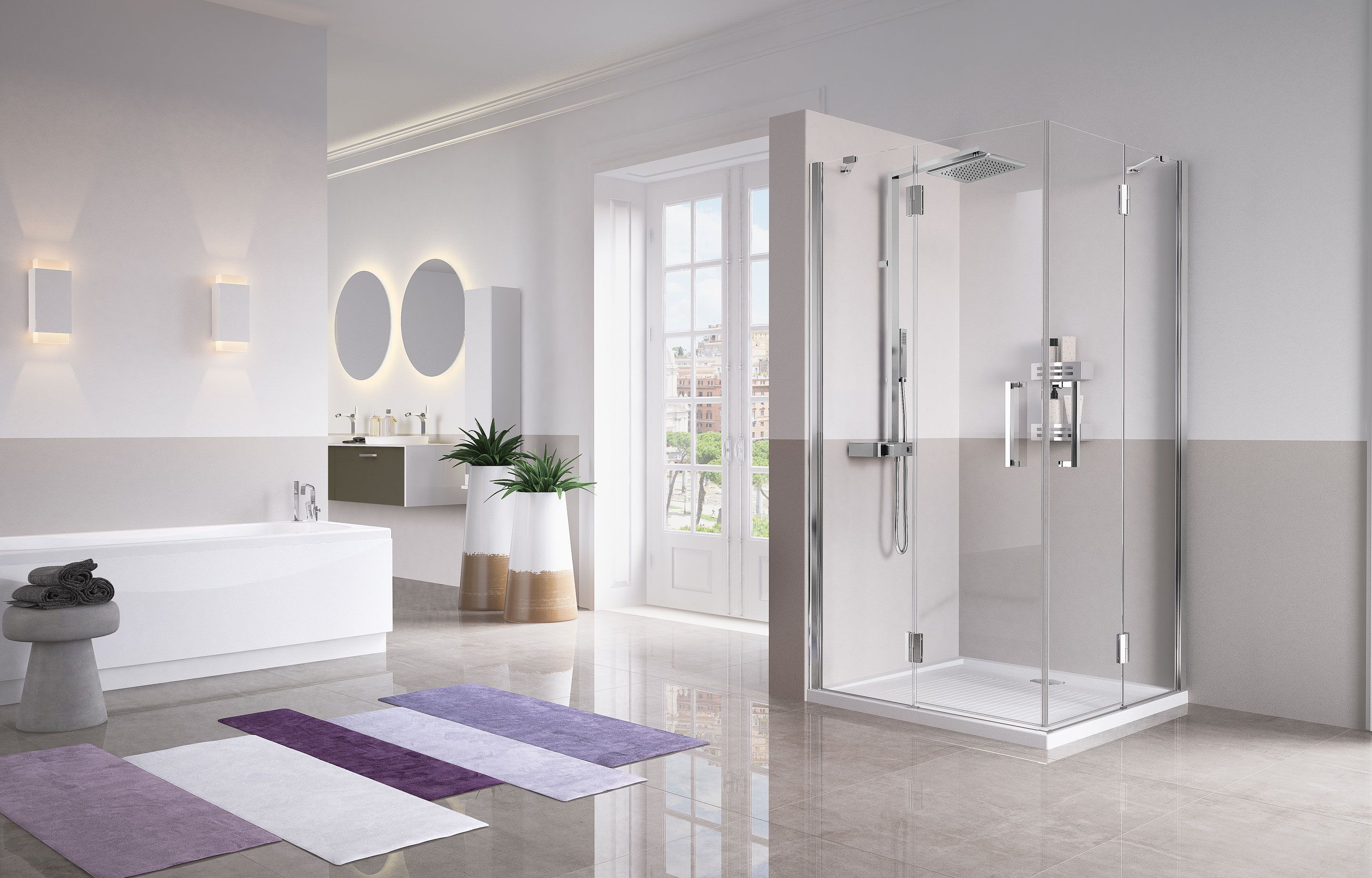 Sprchové kouty - louvrea