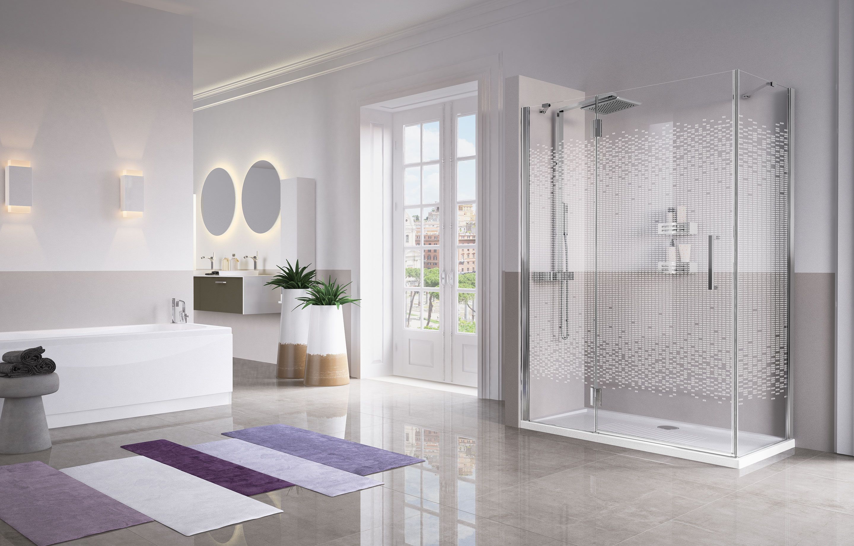 Sprchové kouty - louvregf