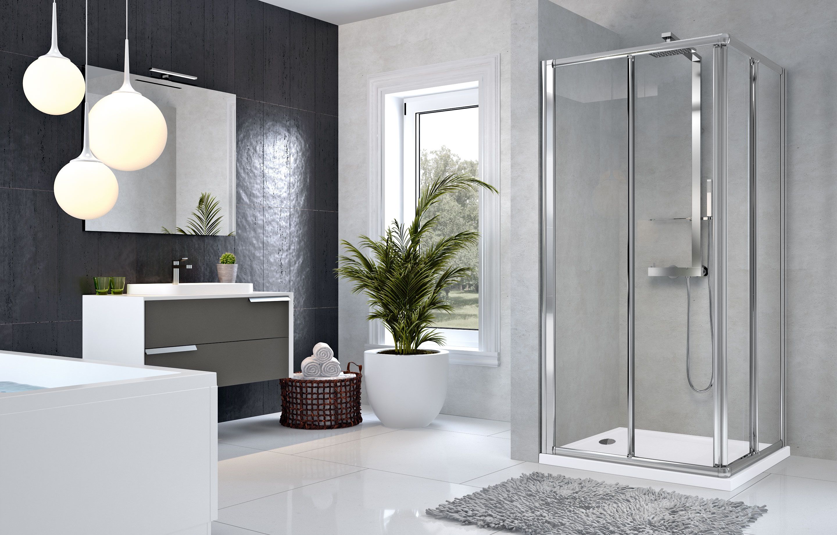 Sprchové kouty - Hvězda A