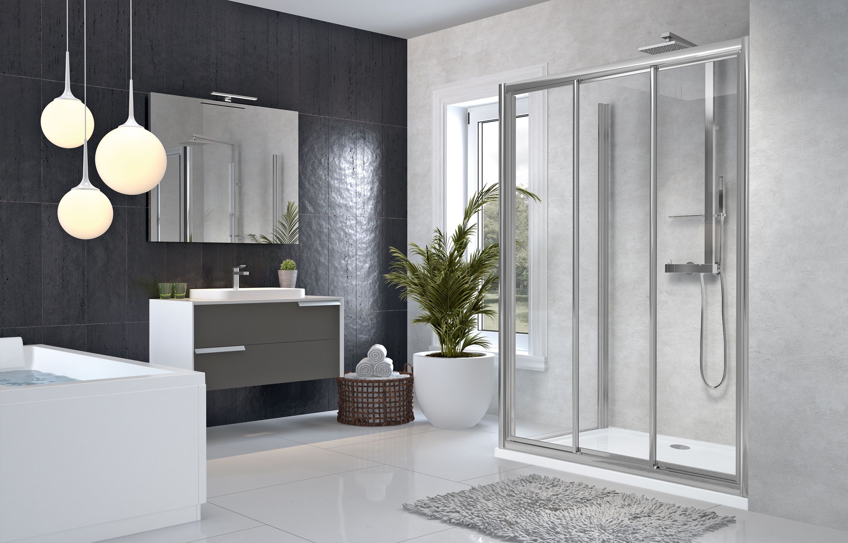 Sprchové kouty - Star 3P+F