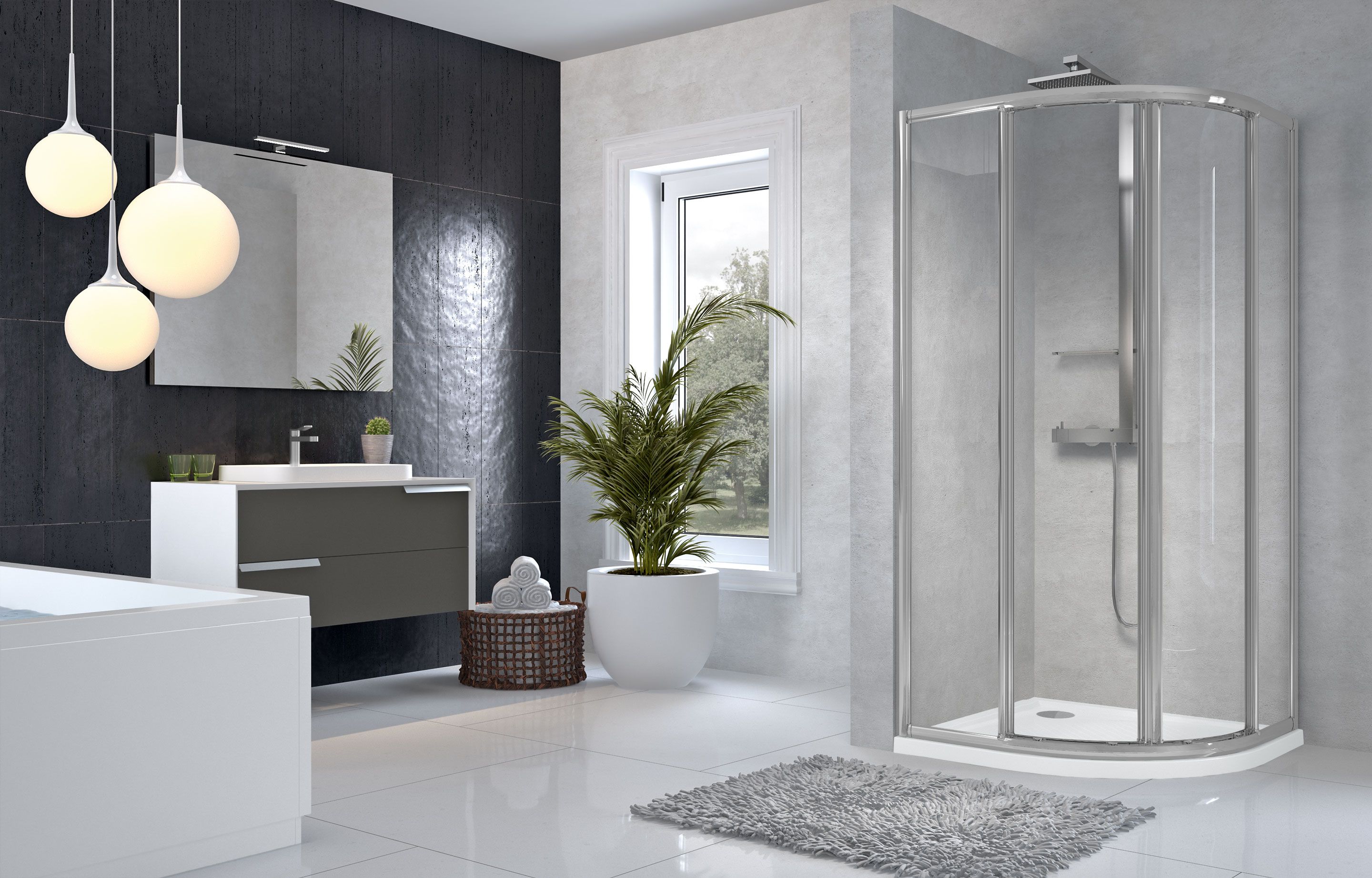 Sprchové kouty - Hvězda R