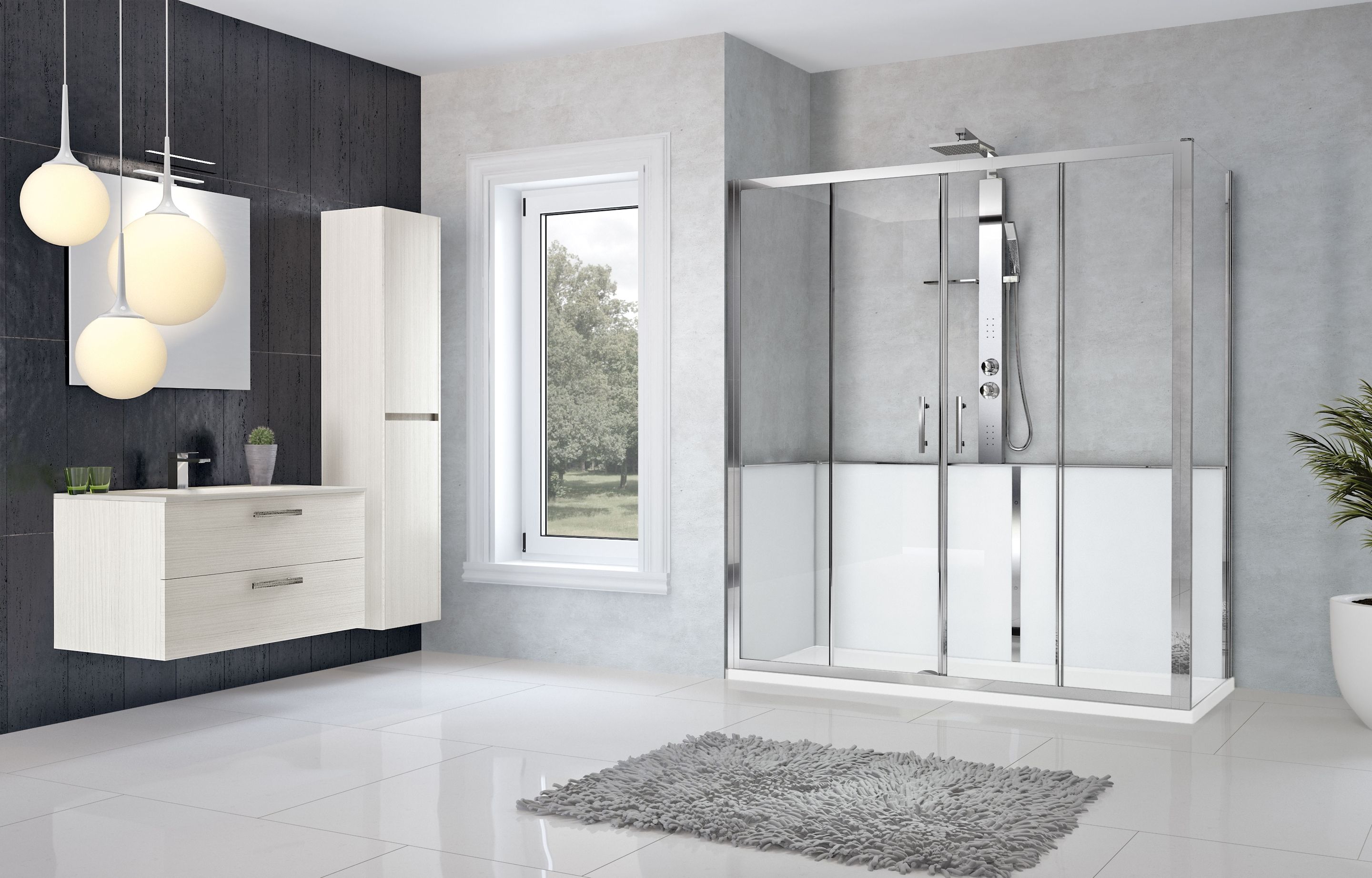 Sprchové kabiny - Revolution Zephyros 2A+F