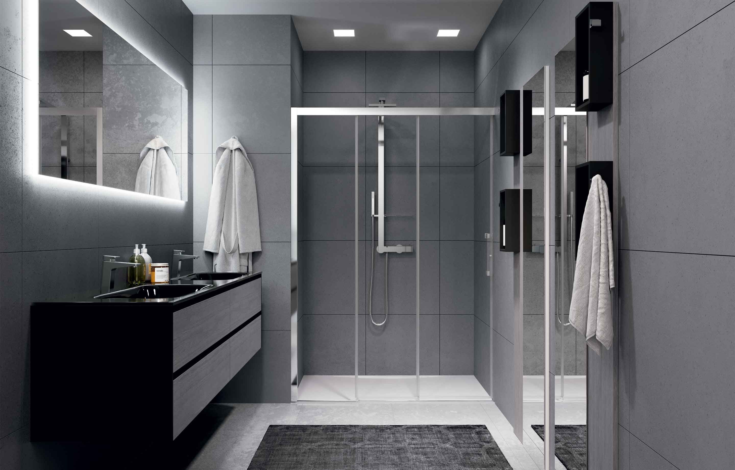 Shower enclosures - Rose Rosse 3PH+FH