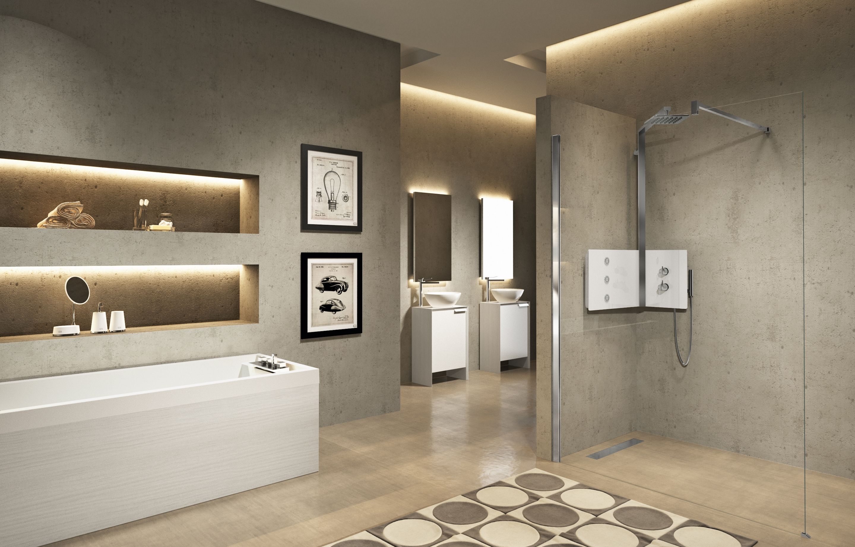 Sprchové sloupy - Sint