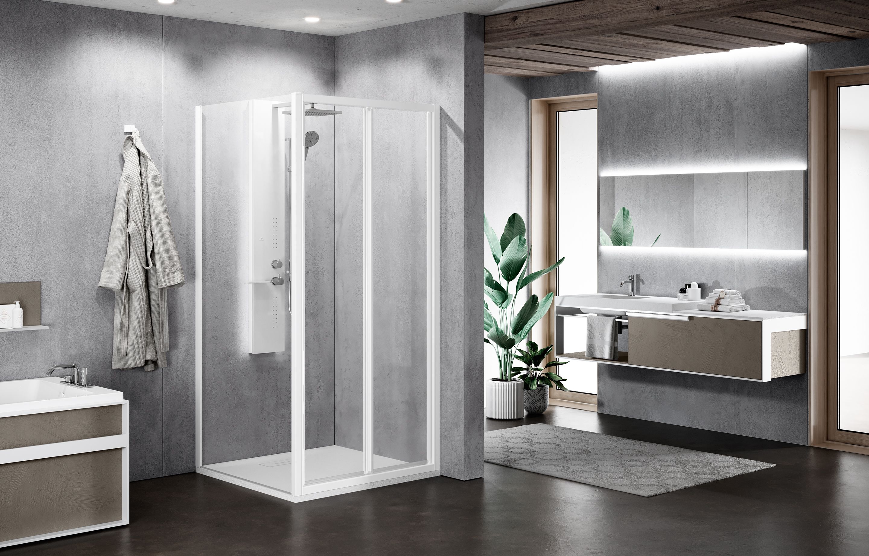 Sprchové kouty - Zephyros 2.0 S IN /OUT